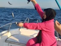 Pendik'te Teknede Balık Tutma yarışması