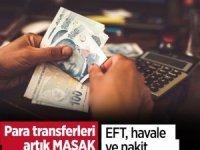 EFT, havale ve nakit işlemler...  MASAK takibinde!