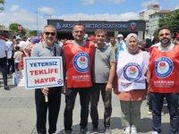 GELİRDE ADALET, ÜCRETTE DENGE İSTİYORUZ  YETERSİZ TEKLİFE HAYIR!