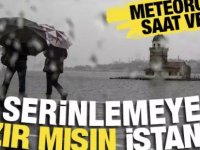 İstanbul serinliyor! Sağanak yağış uyarısı..
