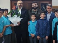 İmam Hatipli Öğrencilerden Müftü Bilgiç'e ziyaret