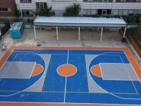 22 Okulun Daha Basketbol ve Voleybol Sahası Tamamlandı