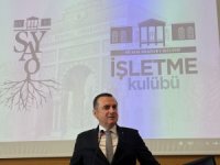 Kaymakam Mehmet Yıldız mezun olduğu üniversitede konferans verdi