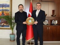 AHİSİAD Başkanı'ndan Kaymakam Yıldız'a ziyaret