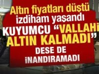 Altın kalmadı diyen kuyumcu kimseyi inandıramadı!