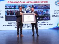 Çolakoğlu Metalurji Spor Kulübü’ne KASKF’den Anlamlı Başarı Plaketi