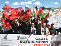 Gazze Soykırımı’nın Yıl Dönümünde Basın Açıklaması Yaptılar