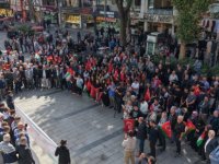 Pendik'te Gazze Soykırımı’nın Yıl Dönümünde Basın Açıklaması Yaptılar