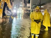 Pendik'te 24 saat yağmur mesaisi