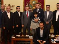 Beşiktaş Başkanı'ndan Şahin'e ziyaret