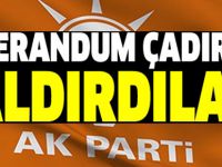 AK Parti referandum çadırına saldırı!