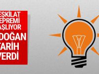 AK Parti'te teşkilat depremi başlıyor Erdoğan tarihi verdi!