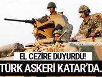 Katar televizyonu duyurdu! Türk askeri Katar'da