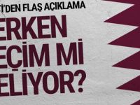 Erken seçim mi olacak? AK Parti'den flaş açıklama