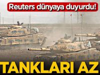 Reuters dünyaya duyurdu! Türk tankları...