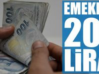 Emekliye 200 lira!