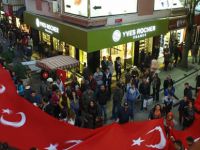 94 Metrelik Türk Bayrağı’yla Yürüdüler