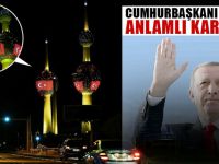 Cumhurbaşkanı Erdoğan'a Kuveyt'te anlamlı karşılama