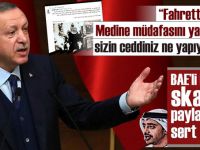 Cumhurbaşkanı Erdoğan'dan Abdullah bin Zayed'e çok sert tepki!