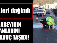 İstanbul'da motosikletli kurye ezilerek can verdi