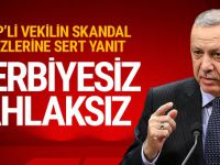 Erdoğan'dan CHP'li Aldan'ın skandal sözlerine yanıt: Terbiyesiz ahlaksız