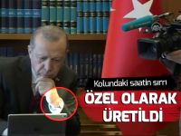 Cumhurbaşkanı'na özel kol saati üretildi.